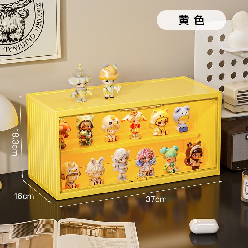 アクリルブラインド収納ケース防塵厚手透明高颜値展示棚泡マット手作り展示ケース|undefined