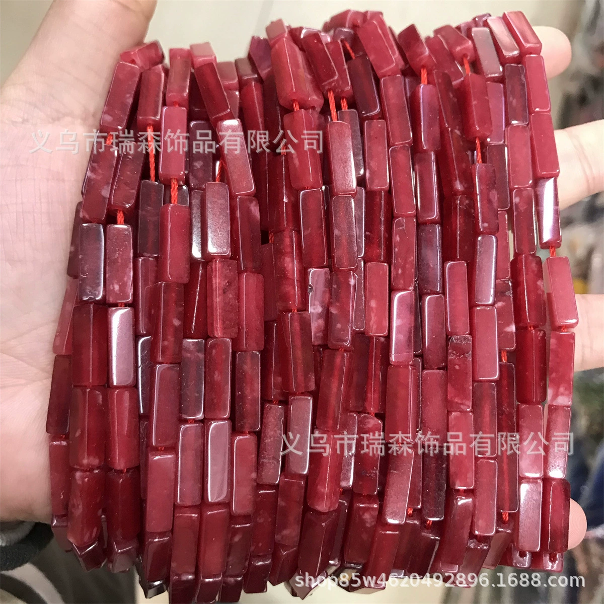 Rectangular beads, accessory, accessories, 4×13mm, DIY