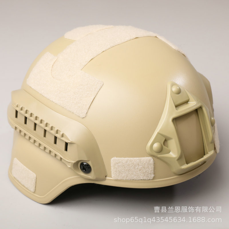 Casco táctico para niños binoculares de cuatro ojos de protección al aire libre equipo de ventilador militar telescopio modelo de visión nocturna equipo táctico