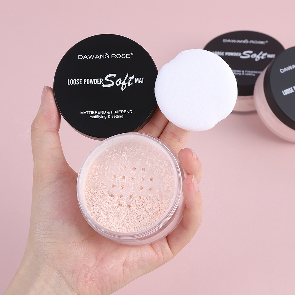 Natural Powerful Setting Powder Loose Oil Controlling Matte Long Lasting Cosmetic Glitter_voghion.com