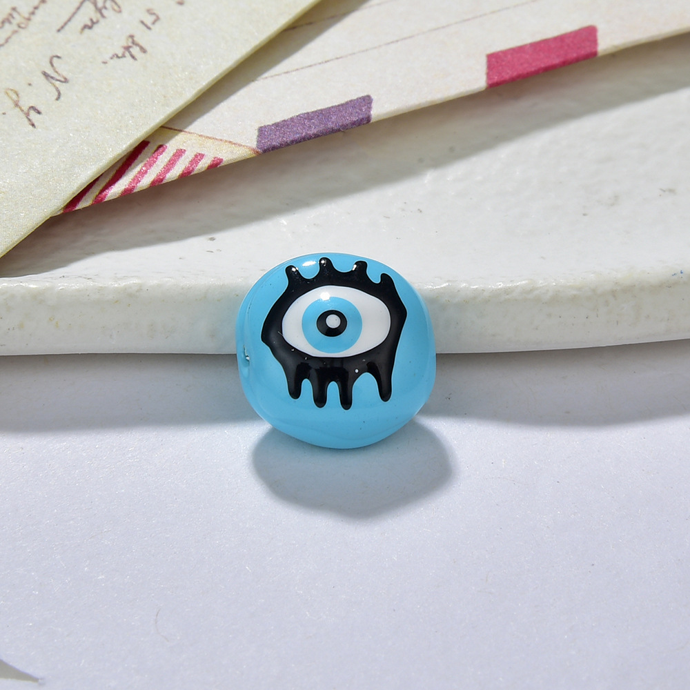 DIY Jewelry Accessories Classification 1 Piece Quantity 1 Piece Resin Devil'S Eye DIY Jewelry Accessories