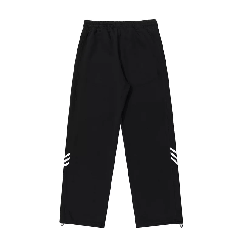 Официально разработанные knitted trousers, 2023, американский стиль, свободный прямой покрой