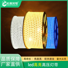 led灯带户外防水高压220V自粘家装照明COB双排吊顶软灯条批发高亮
