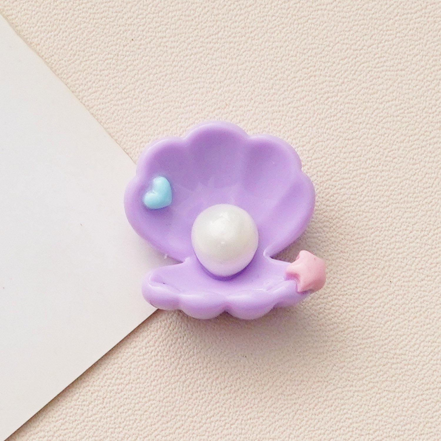 Perla Shell ~ lindo de dibujos animados crema pegamento teléfono Shell resina accesorios teléfono móvil cadena colgante DIY joyería hecha a mano image 9