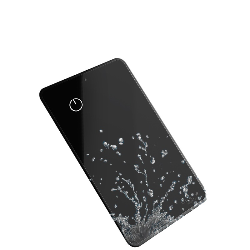 FindMy Tracker Wallet Tipo de tarjeta de vidrio Buscador anti-pérdida Mini localizador Adecuado para teléfonos Apple