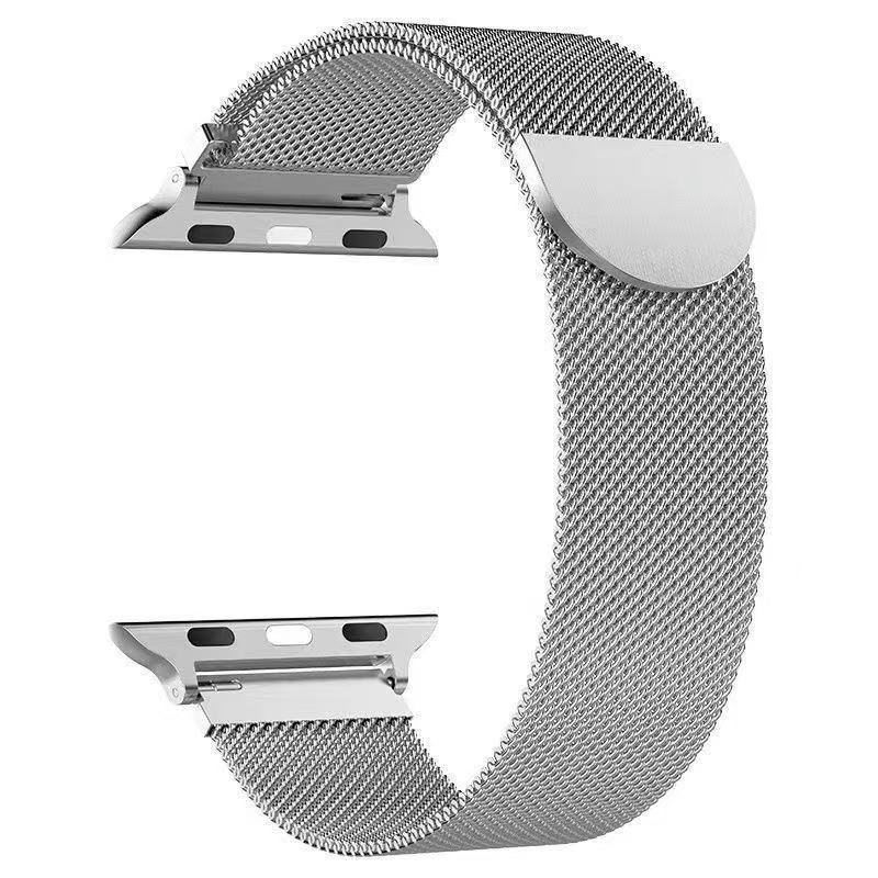 iwatch9 Huaqiangbei ultra2 世代 S8 ステンレス鋼磁気ミラノ Apple s7654se 時計ストラップに適しています。|undefined