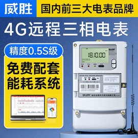长沙威胜4G无线三相四线智能电表3*1.5(6)A 送工厂能耗管理系统