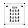 [Black] Glue-free 4 rows of 16 clusters Naughty Elf 12mm