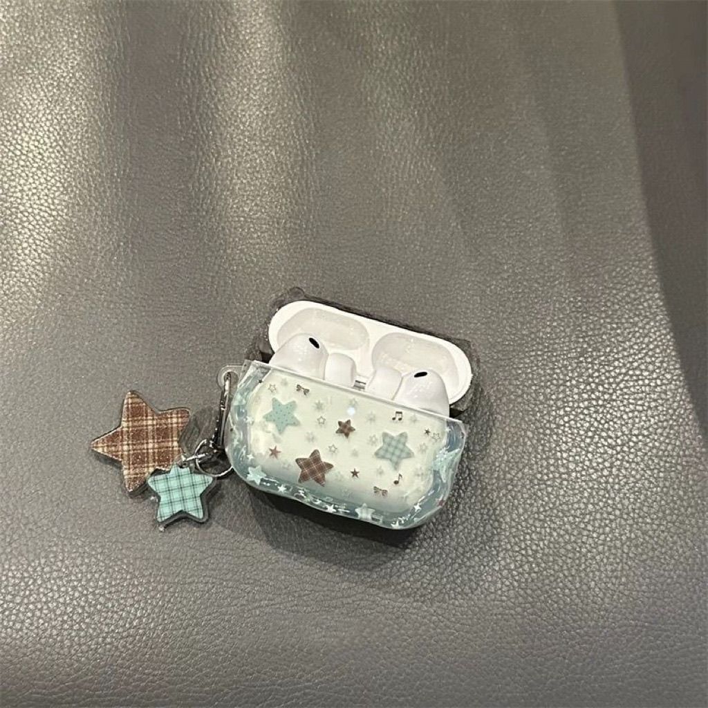 Ins estrella de chocolate para AirPods4 generación de Apple auriculares cubierta AirPodspro2 / 3 cubierta Bluetooth image 5