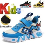 四季款儿童鞋2021男童运动鞋皮卡中大童休闲鞋闪电秋冬皮面童鞋