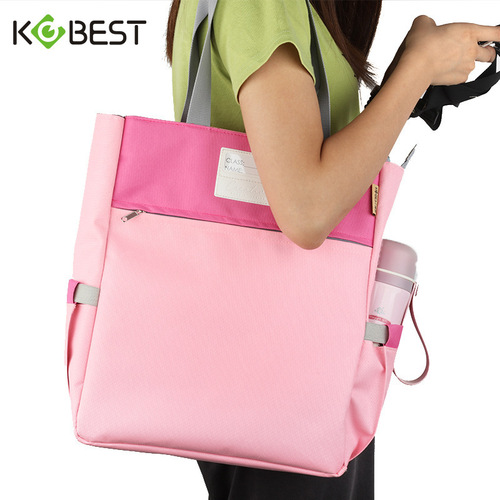 Student canvas large-capacity portable student carrying book bag tutoring bag children's waterproof information bag exam professional storage bag