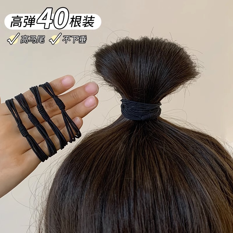 Otoño e invierno Maillard High elástico y duradero, la banda elástica no daña el cabello, la cuerda para el cabello, el lazo para el cabello, el temperamento simple, la cuerda para el cabello, los accesorios para el cabello