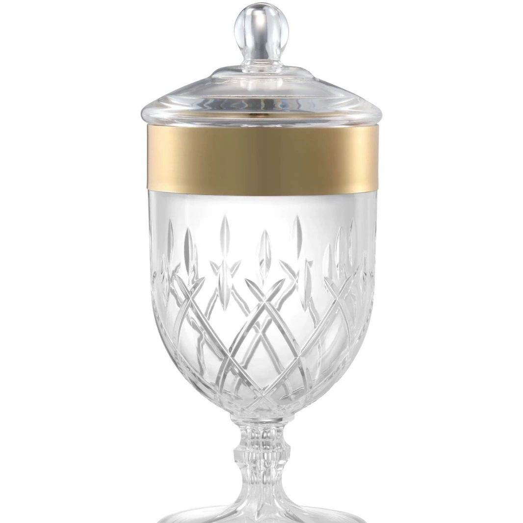 Банка для хранения этикеток из баклажанов, специальная бутылка, бутылка для хранения этикеток для сигар в европейском стиле, герметичная банка, банка для сигар, золотой обод