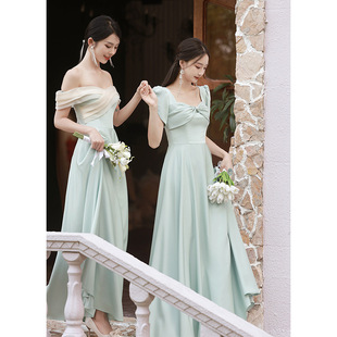 Bridesmaid's Dress 2025 New High-end Slim Sisters Evening Dress Dress for Women