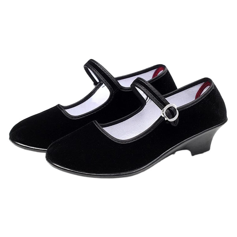 Zapatos de baile étnico Jiaozhou Yangko noreste Yangko zapatos práctica de baile Mujer Examen adulto grado arte examen profesor zapatos