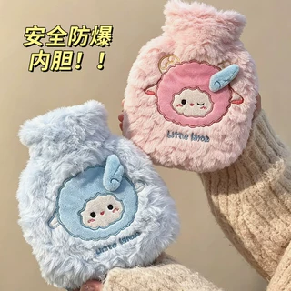 2026新款可爱毛绒热水袋注水暖水袋加厚防爆暖宝宝女生大姨妈热敷
