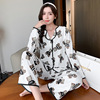 ins Fast live broadcast Explosive money Hang Article Cartoon temperament Sweet pajamas Autumn Korean Edition Home Furnishings