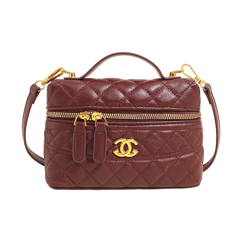Una sensación de alto nivel, una pequeña cadena de viento de diamante, una pequeña bolsa de mano, una bolsa de caja compacta, una sensación de alto nivel, una bolsa de mochila universal.