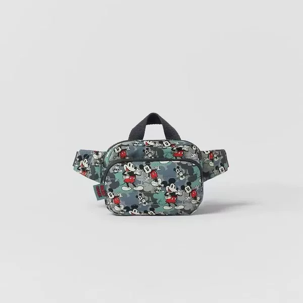 Cross-Border New Children's Bag, Infant Co-Branded Minnie Mouse Printed Waist Bag and Chest Bag 1506130057
