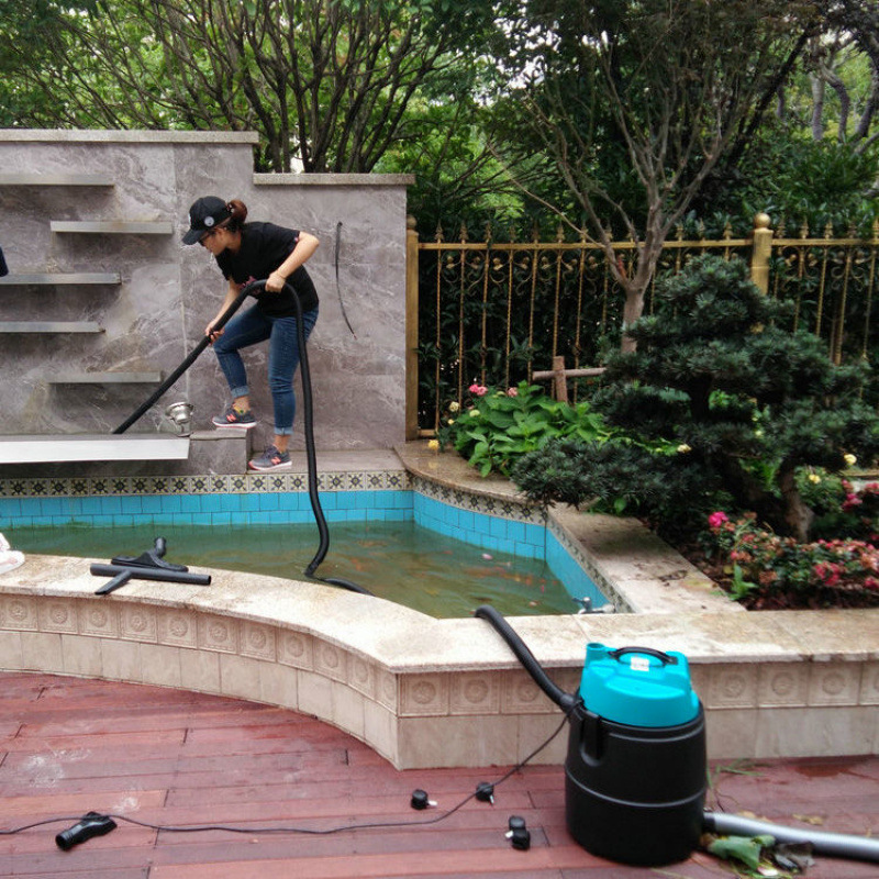 锦鲤鱼池水池底清洁吸污机吸尘器吸鱼粪便器清理沙子石子树叶设备