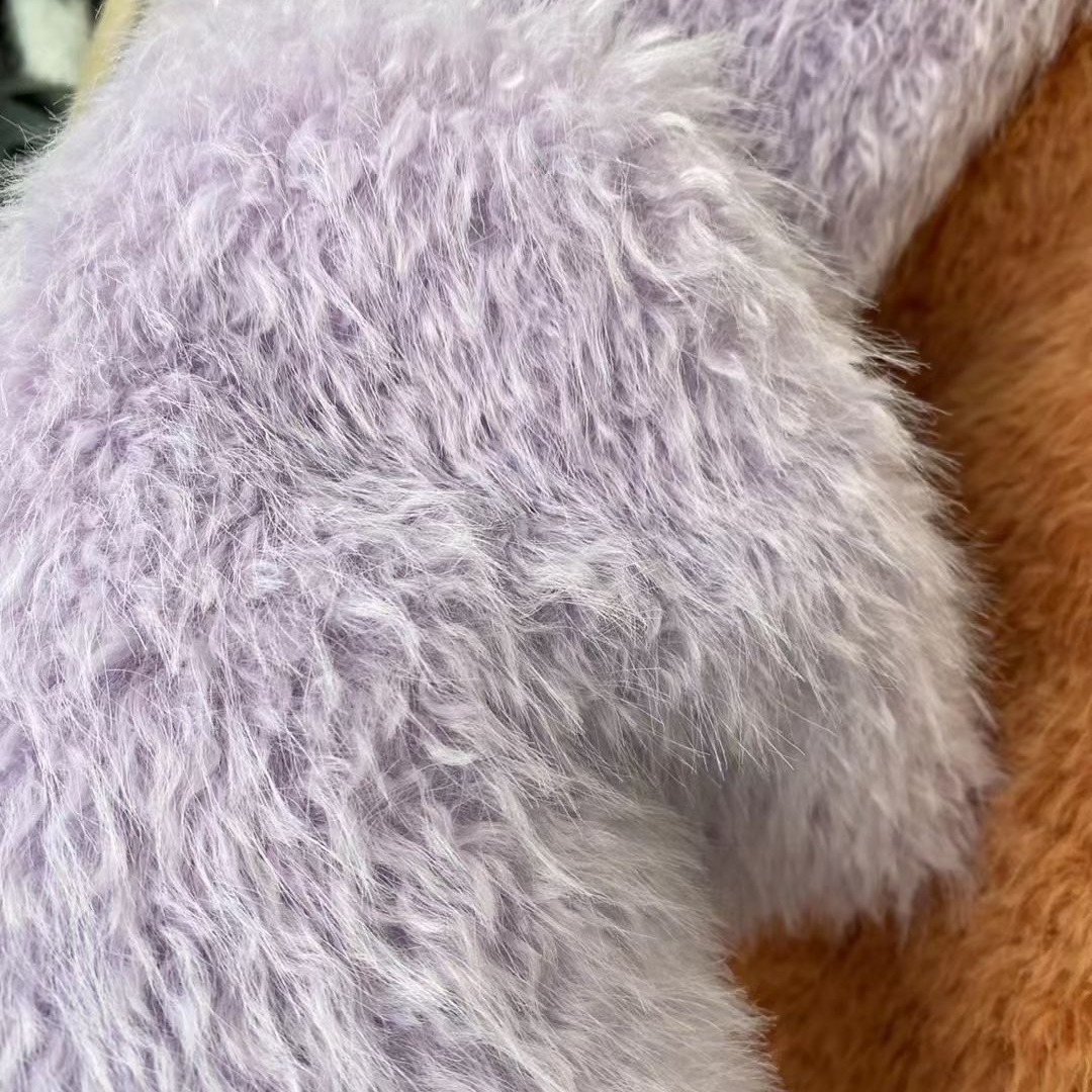 Tela de peluche de nieve, tela de peluche