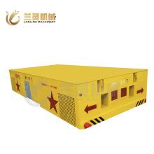 兰灵机械模具工厂过跨电动无轨平车电动平板车无线遥控过跨轨道车