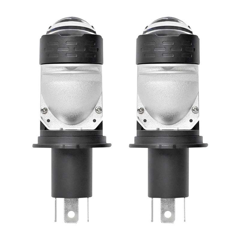 Auto LED remodelado largo y cercano integrado doble luz H4 tipo enchufe directo de luz intensa exceso de bombilla de motocicleta universal