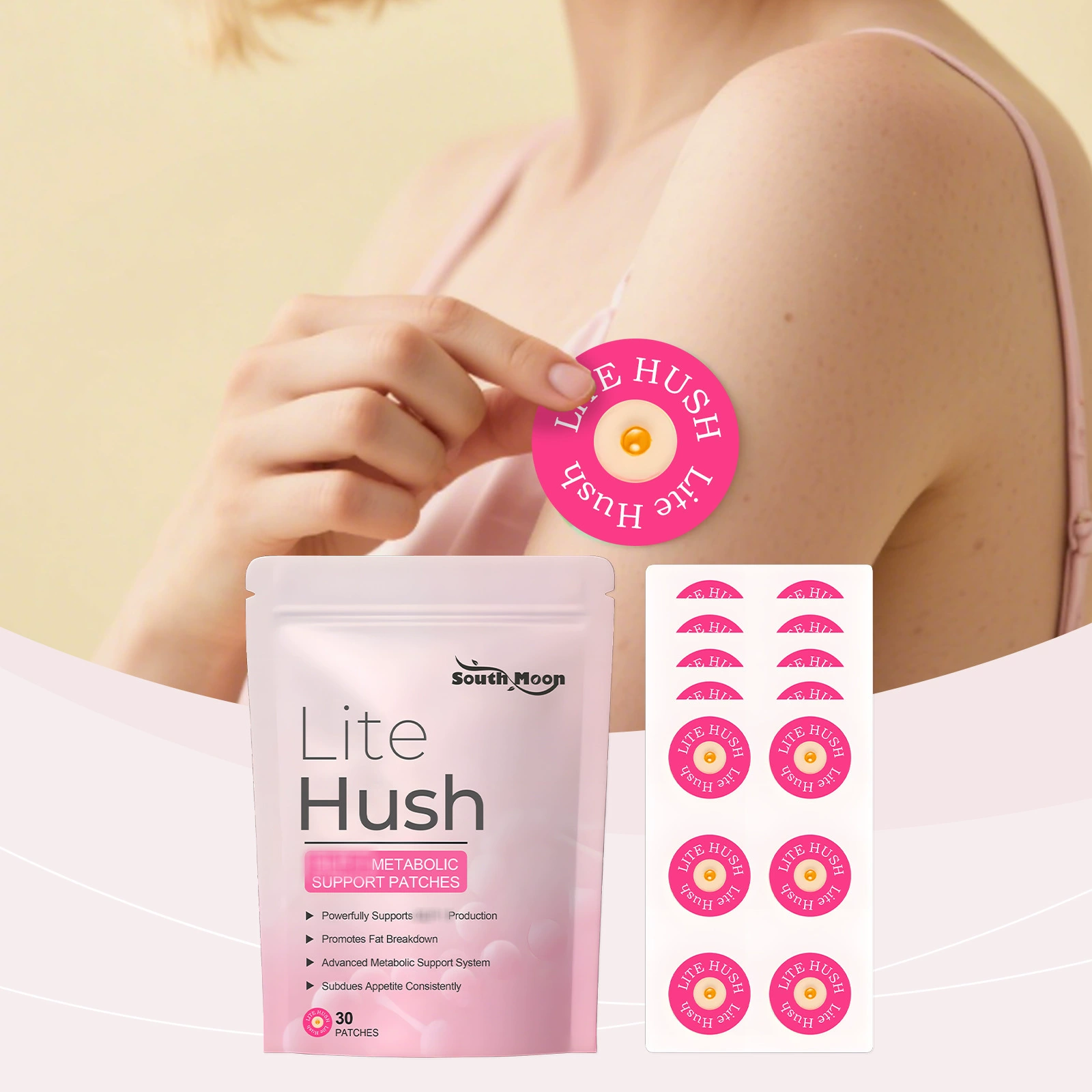 Пластырь для ухода за телом SOUTH MOON Нежный уход для тела Подходит для кожи Пластырь для ежедневного ухода