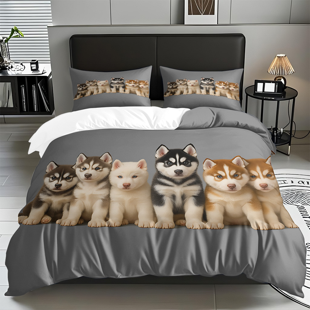 Cute perrito abrasión kit impresión digital pro-piel fabricante textil respirable venta directa soporte TEMU / JIT