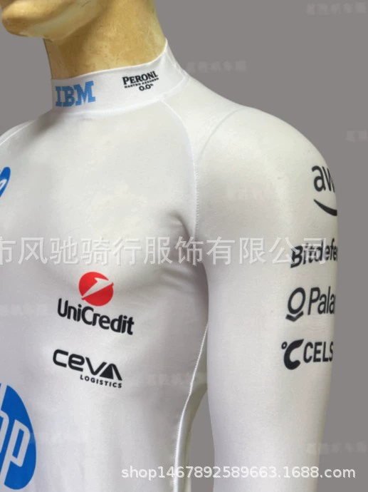Тонкая базовая спортивная майка для гонок (F1 Майами) облегающий undershirt, белая, размерный ряд S–XXXL
