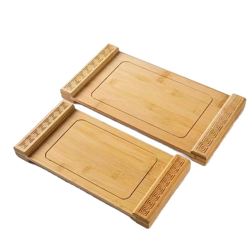 bandeja de bambú bandeja de té bandeja de bambú bandeja rectangular bandeja de té bandeja de comida rápida bandeja de fruta bandeja de restaurante