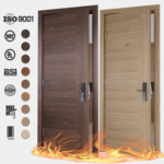 跨境专供定制高端酒店客房门美标英标欧标澳标酒店防火门