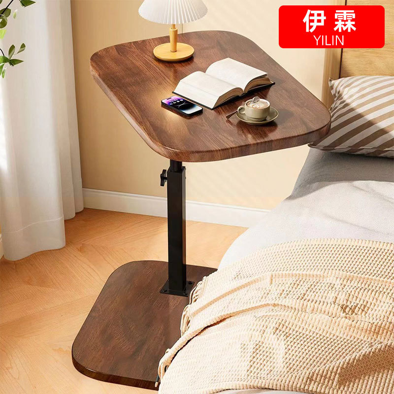 Sofa Side Table, Movable Lifting Desk, Home Rental House Storage Rack, Living Room Bedside Computer Table