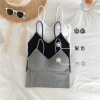 Sports bra, wireless bra, push up bra for elementary school students, tank top, beautiful back