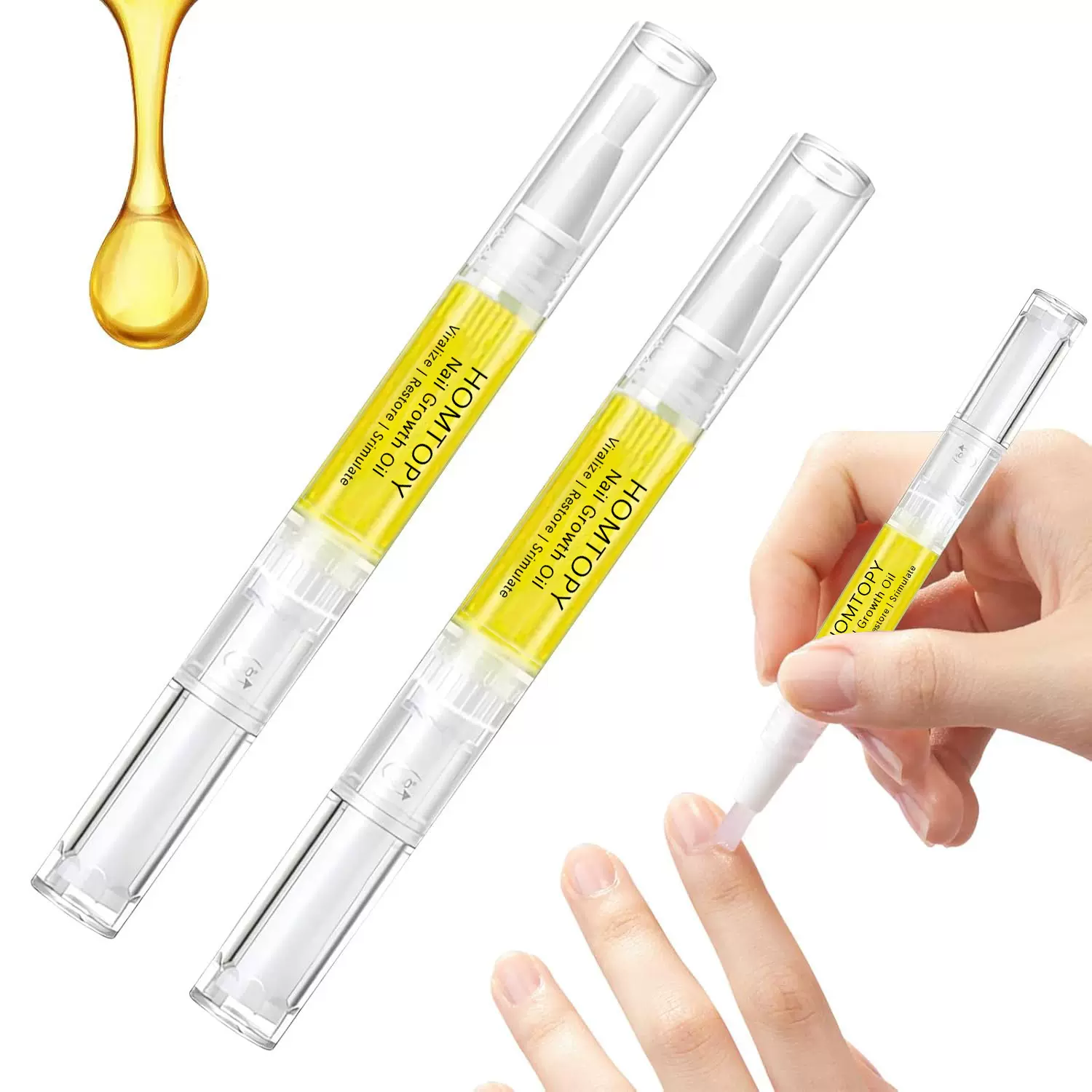 跨境热销指甲油修护笔 呵护皮肤指甲外用擦剂手足部护理滋养指甲