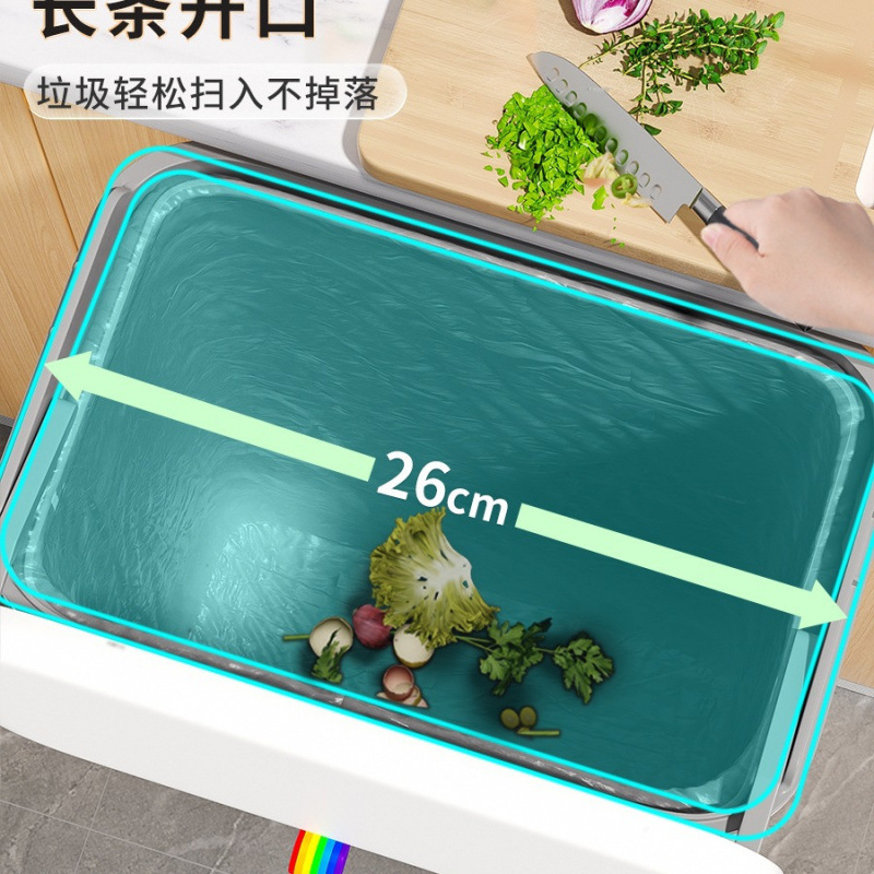 厨房垃圾桶壁挂大号家用带盖厕所卫生间客厅厨余|undefined