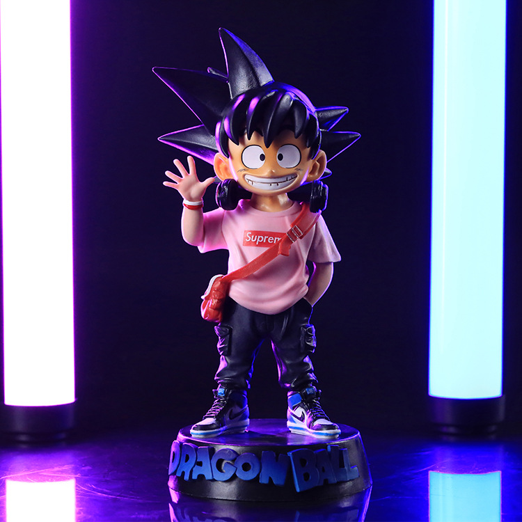Fábrica directa anime hecho a mano modelo al por mayor de Dragon Ball hecho a mano GT. Marea jugar Wukong tres colores Wukong hecho a mano