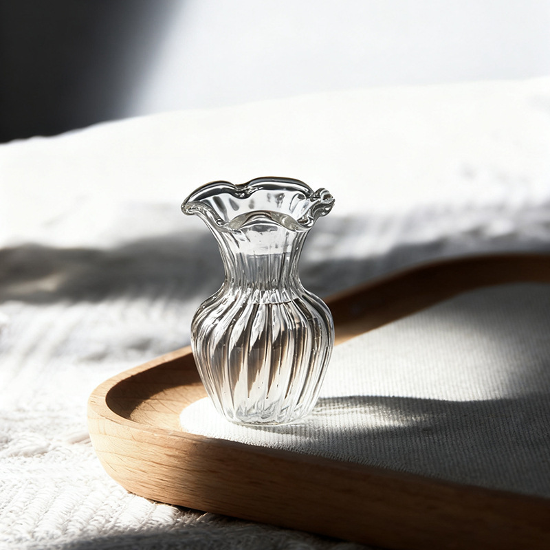 Micro-Landscape Transparent Glass Small Vase Decoration DIY Mini Dollhouse Handmade Hydroponic Flower Arrangement Vessel Micro-Landscape Transparent Glass Small Vase Decoration DIY Mini Dollhouse Handmade Hydroponic Flower Arrangement Vessel