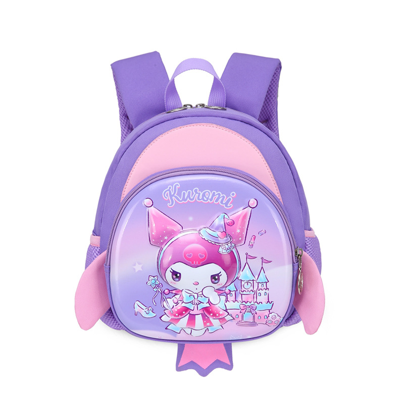 Mochila de jardín de infantes 3 - 6 años de edad Mochila para niños, mochila de cartón de dibujos animados, mochila de cáscara dura para niños y niñas