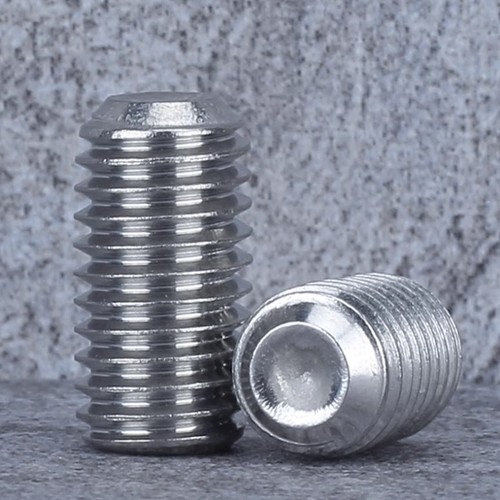 304 stainless steel machine screw concave end set screw headless stop screw inner hexagonal top screw M2/M3/M4