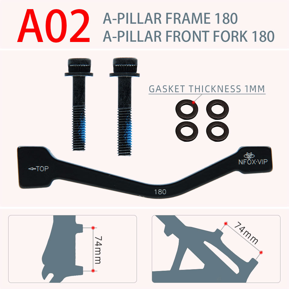 A02-a pillar front and rear 160 to 180mm