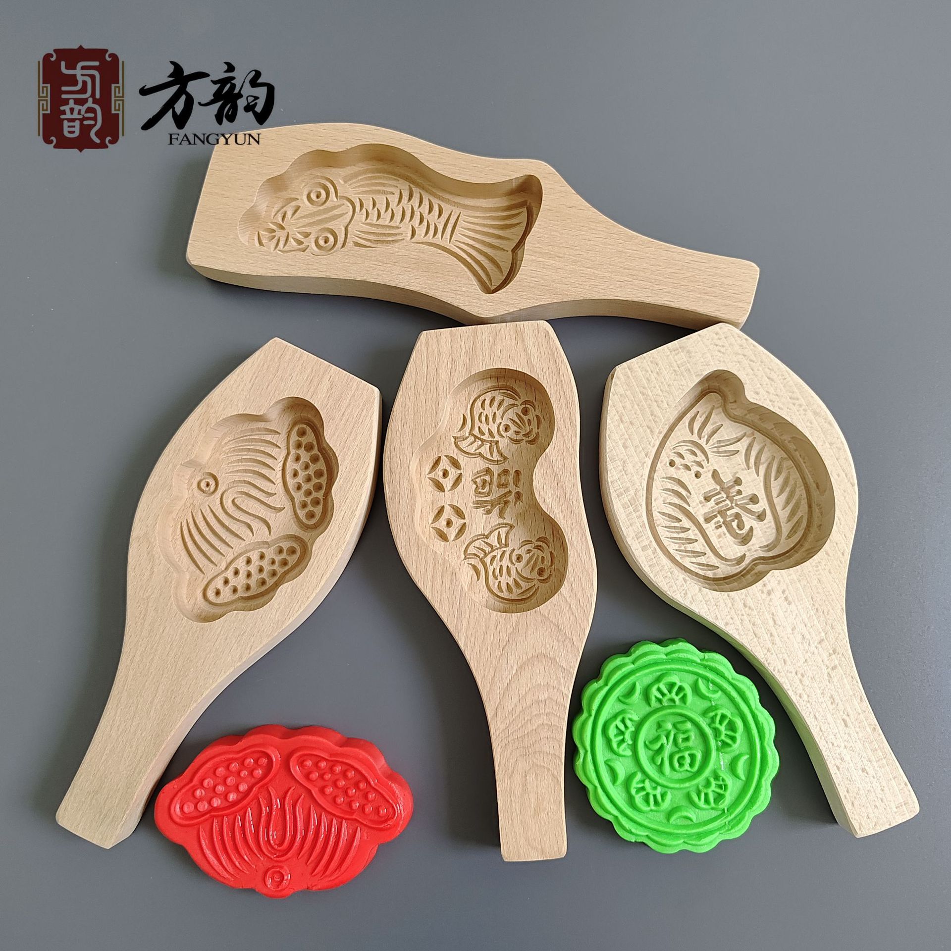 Small Plane Mold Wooden Mooncake Mold Pastry Mold Bread Mold Wood Muffin Mold Wooden Muffin Mold