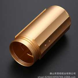 佛山厂家供应6060氧化钓鱼灯壳铝合金型材电筒外壳铝型材深加工