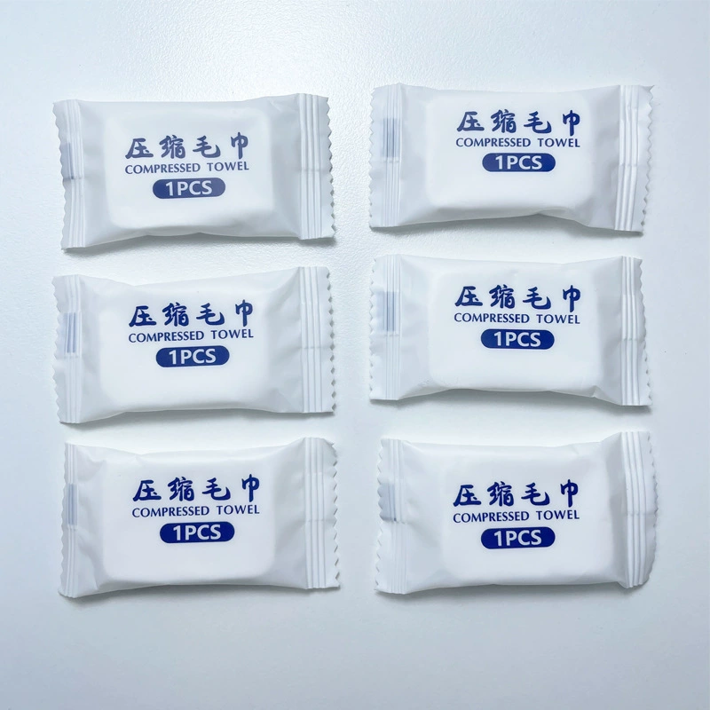 Disposable Compressed Bath Towel, Single 1PC, Expands to 24×30 cm, Polyester-free