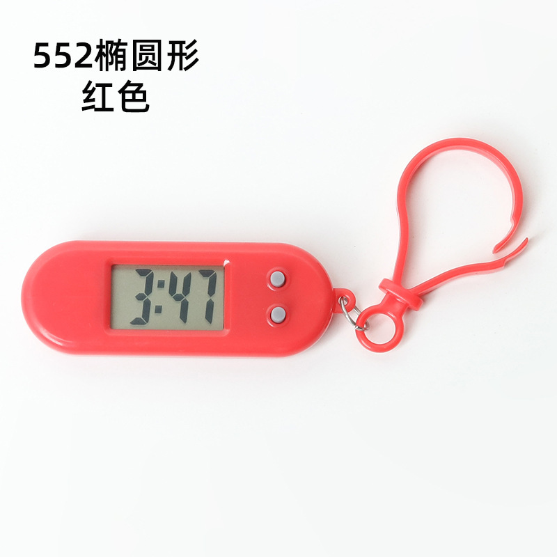 学生試験の小さい掛け時計の簡単なキーホルダーの携帯電子時計は時間の日のミニ電子時計を表示します。|undefined