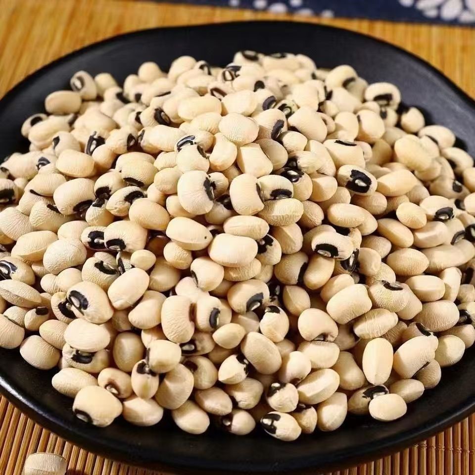 黑嘴白眉豆今年农家新货白豇豆饭豆白豆米豆子江豆类豆浆杂粮粗粮