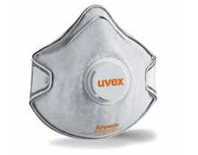 UVEX8732220口罩KN95防飞沫FFP2呼吸阀防颗粒物头带式一次性口罩