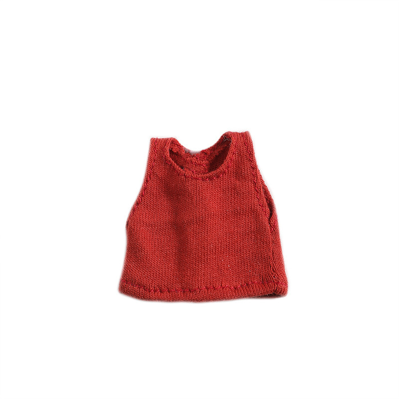 Ob11の子供服の12分の子供服の中に袖なしの小さいベストのスウェットを掛けて他の色とサイズを作ることができます。|undefined