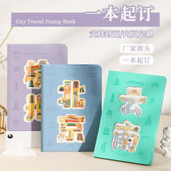 スポット全国旅行チェックインスタンプブック、スタンプブック、a5文化創造都市記念アルバム、中空ブック、ハンドブック、ブランクブック