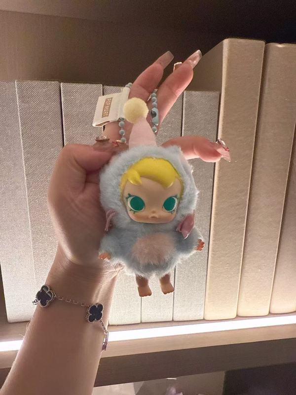跨境新品搪胶Baby Molly口袋朋友系列毛绒挂件儿童礼物包包钥匙扣|undefined